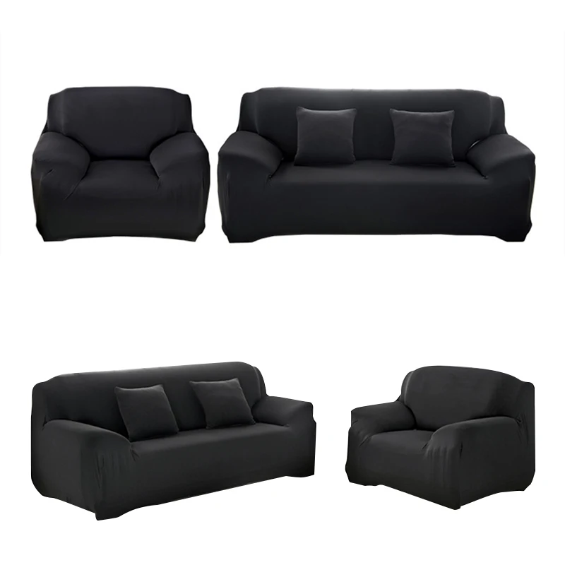 covers on the sofa armchairs couch cover fabric soild slipcover elastic Corner sofa cover l shaped stretch furniture sofa cover