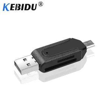 

Kebidu 2 in 1 USB OTG Card Reader Universal Micro USB OTG TF/SD Card Reader Phone Extension Headers Micro USB OTG Adapter