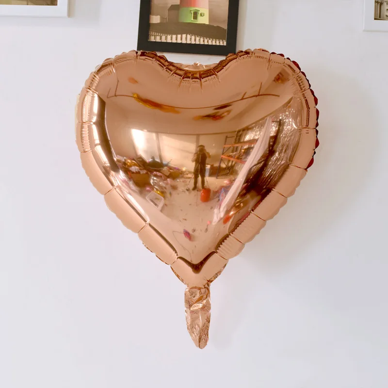 Круглый шар золотистый воздушный шар в форме алюминиевой пленки розовый воздушный шар "Конфетти" День рождения раздел свадебный дом декоративное украшение