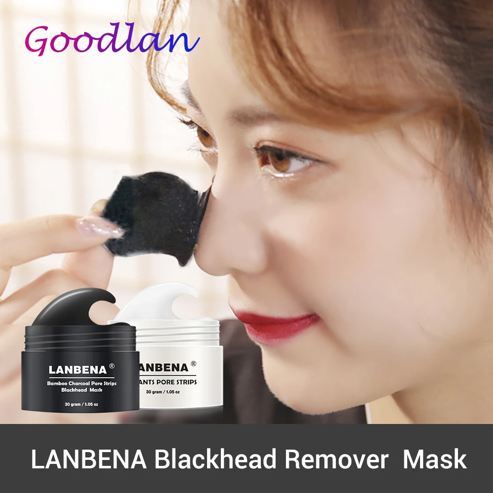 

LANBENA Blackhead Remover Mask Blackhead Nose Mask Peeling Acne Treatment Repair Blackhead Deep Cleansing Skin Care 60 Pcs Paper
