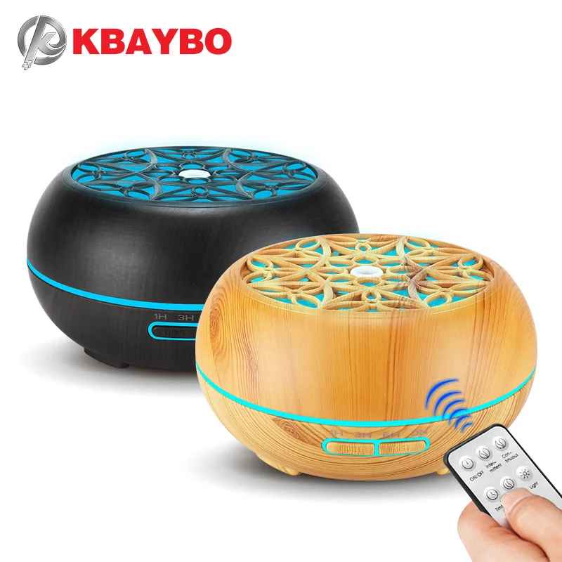 Preise KBAYBO 300ml holzmaserung luftbefeuchter mit fernbedienung purifier haushalts nacht licht aromatherapie ätherisches öl diffusor