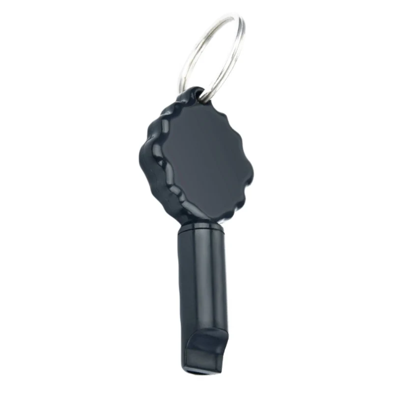 

New 2 in 1 Emergency Survival Whistle Compass Multifunctional Key Ring EDC Tool For Whistle With Compass Outdoor Hiking Camping