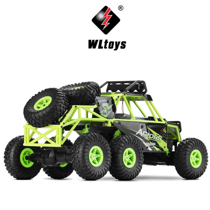 WLtoys 18628 автомобиль с дистанционным управлением 1/18 2,4 г 6WD Электрические игрушечные автомобили модель рок внедорожный гусеничный Альпинизм радиоуправляемое Багги открытый гоночный автомобиль
