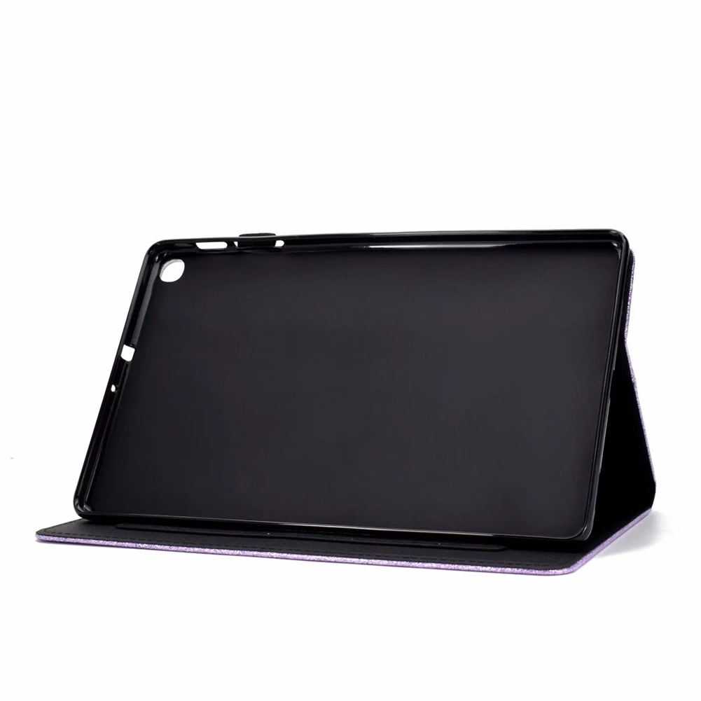 Чехол для Samsung Galaxy Tab S5E 10,5 SM-T720 SM-T725 Роскошный чехол из ПУ с блестками крышка блестки в виде ракушки откидная крышка устойчивый планшетный чехол