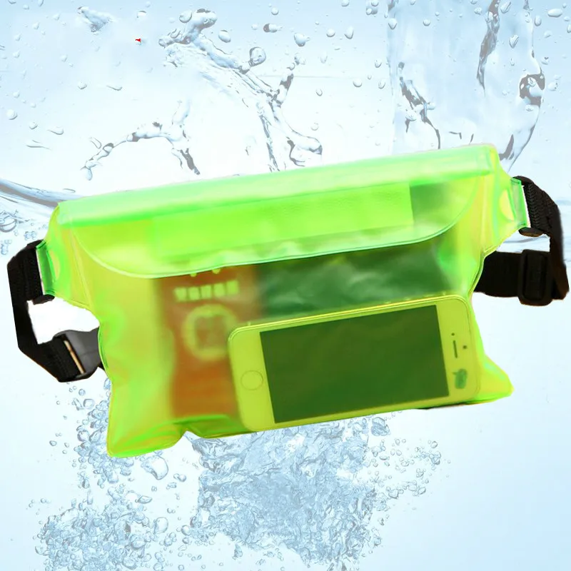 3 Layers Waterproof Sealing Drift Diving Swimming Waist Bag Skiing Snowboard Underwater Dry Shoulder For Phone | Багаж и сумки