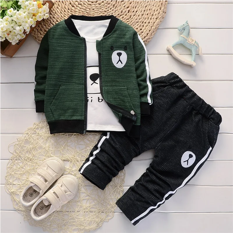 Kids Clothes Baby Boy Fashion Clothing Set Tie Suits Autumn Spring Tracksuit For Wedding Party Outfits
