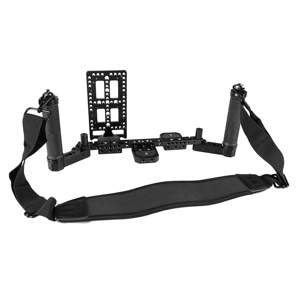 Monitor de Apoio Equipamento com Dupla Alça de Ombro Hdrig Diretor Borracha Handgrip Pescoço Bateria Placa Fotografia Acessórios - Image 2