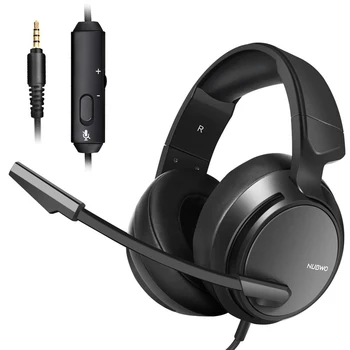 

Computer PC Gaming Headphone Earphone 7.1 Surround Sound Stereo 3.5mm Wired Audio Over-Ear Microphone Headset for Gamer Office