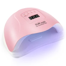 50 Вт 36leds SUN X5 плюс 4 режима ультрафиолетовые лучи лампы для ногтей Сушилка Гель-лак, маникюр, машинка для маникюра, инфракрасного зондирования 10 s/30 s/60 s/99 s таймер