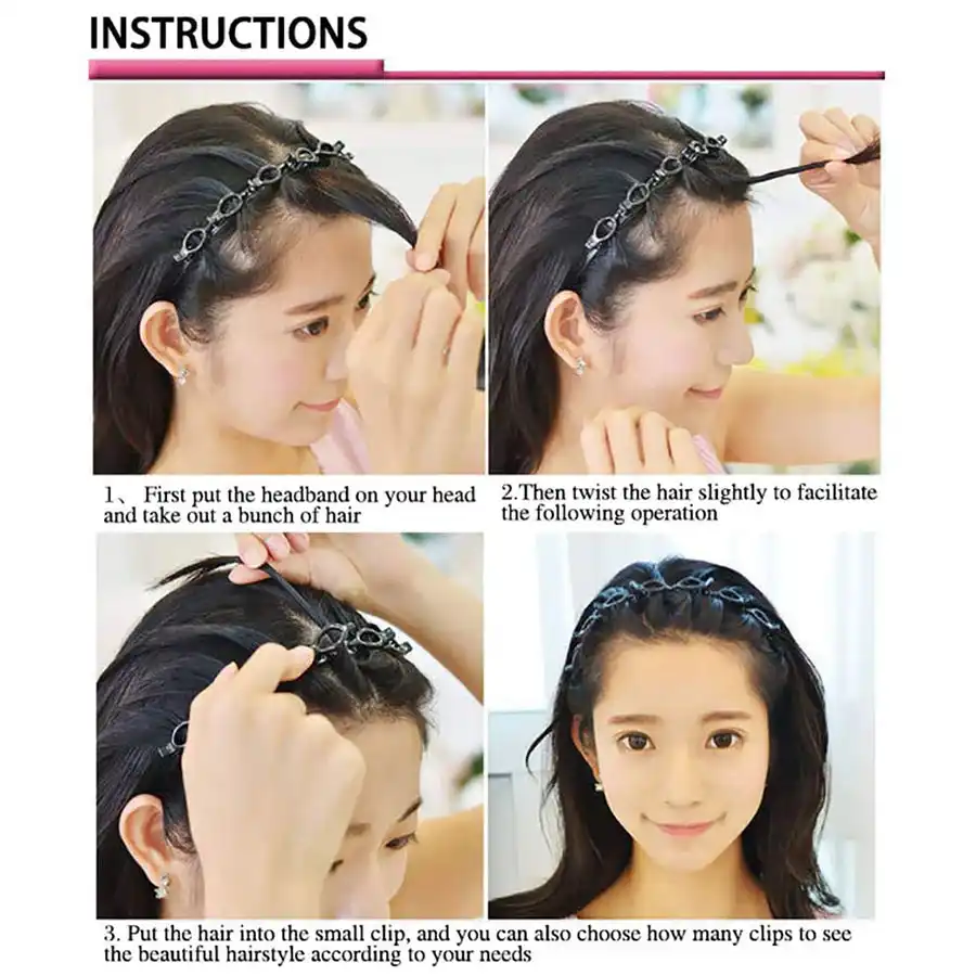 ダブル前髪髪型ヘアサロン髪装飾クリップ女性ダブル前髪髪型ヘアピンアクセサリー クリスマス カチューシャ Aliexpress