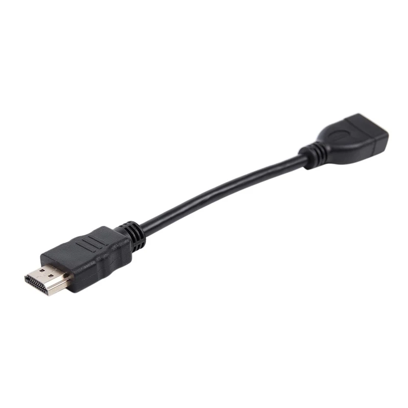 Топ Hdmi штекер-f-удлинитель кабель короткий и удобный для Google хром литой, Fire Tv Stick, Roku Stick подключение к телевизору