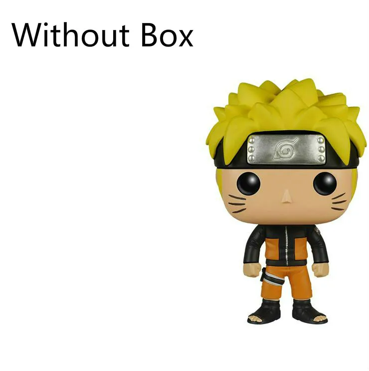 Funko Pop Аниме Наруто шесть дорожек Саске фильм Коллекционная Виниловая фигурка Модель ПВХ Коллекция игрушек - Цвет: No Box