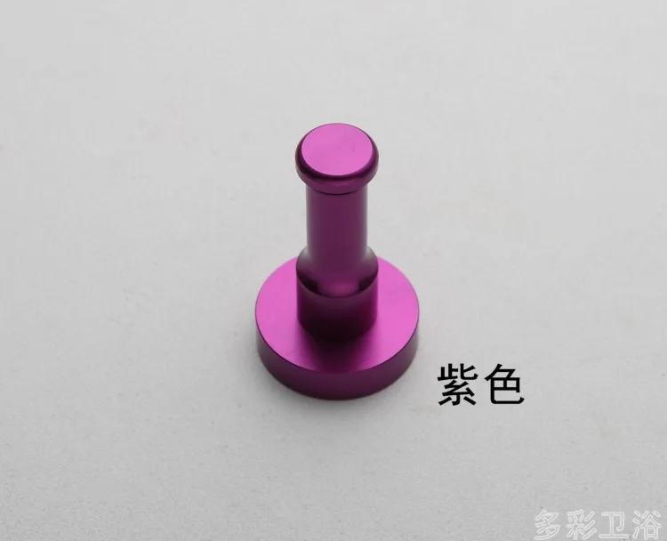 purple 100 шт. дверной крючок, водонепроницаемый антикоррозийный крепкий настенный крючок, крючки для кухни и ванной, держатель для одежды, для дома - Цвет: purple
