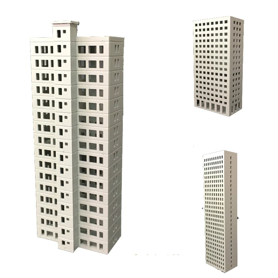 Новая архитектура пластиковые 1/300 масштаб модель здания для Diorama наборы