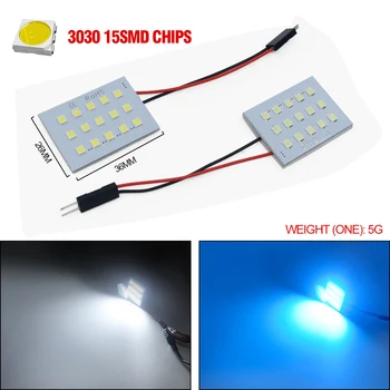 

2pcs/lot Canbus led festoon 2smd 36mm 39mm 41mm T10 BA9S 3030 smd C5W 2led Car led dome light License Plate Light LED Festoon