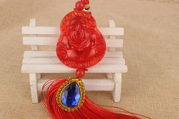 Guanyin Buddha Resin di tan Hot Selling Gift Automobile Hanging Ornament Wander Source Wholesale Car Plastic Pendant