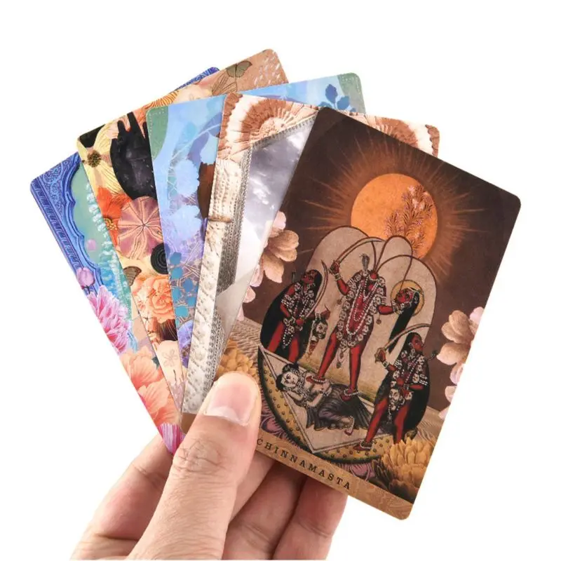 A Yogic Path Oracle Deck and Guidebook 54 Cards Tarots Game Toy Party Board | Спорт и развлечения