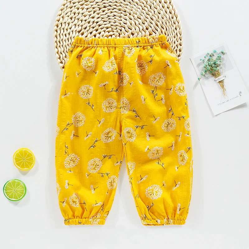 Детские противомоскитные штаны летние для малышей 2020 мальчиков и девочек