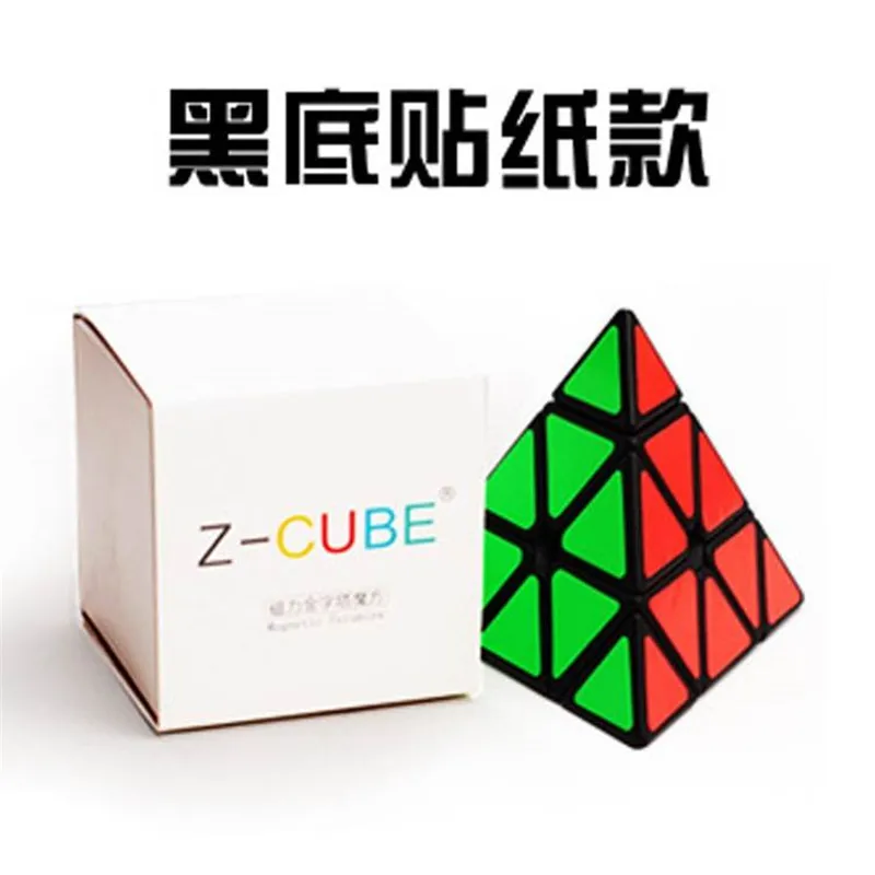 Zcube 3x3x3 Пирамида Магнитный скоростной Магический Куб Профессиональная странная форма Cubo Magico головоломка красочные Развивающие детские игрушки