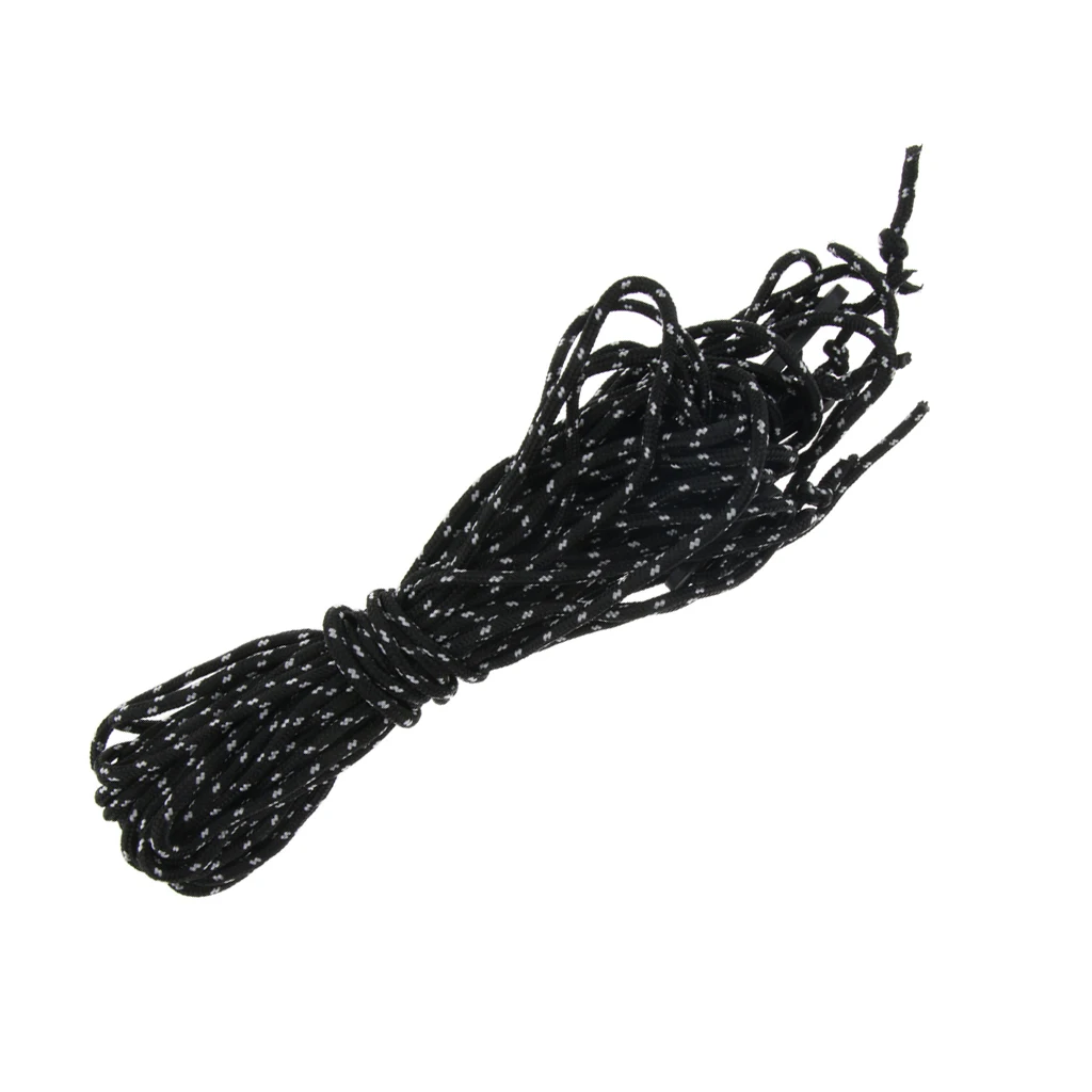 6pcs 2m Hammock Hanging Ropes Reflective Tent Guyline Cord Camping Hiking