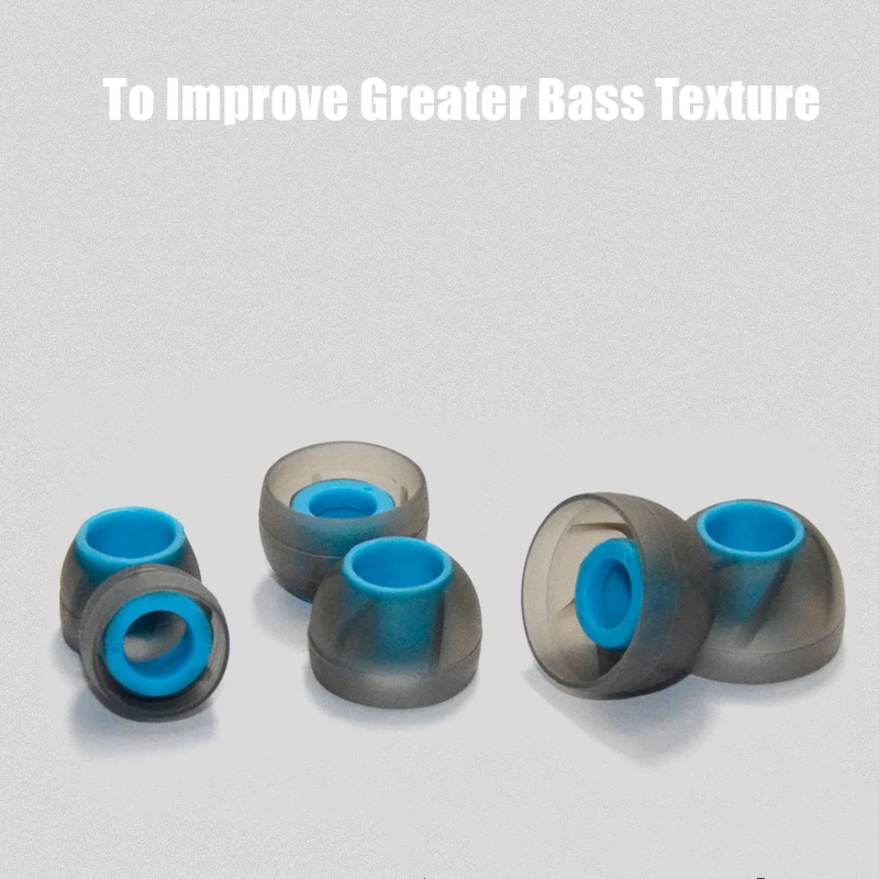 

3 Pairs/lot Silicone Earphone Replacement Ear Buds Headphone Case Earpieces Ear Tips In-Ear Headsets for KZ ED10 ED8m