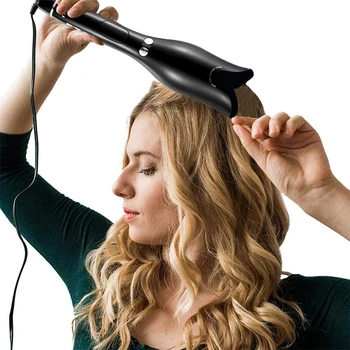 Automatic Hair Curling Iron LCD Ceramic