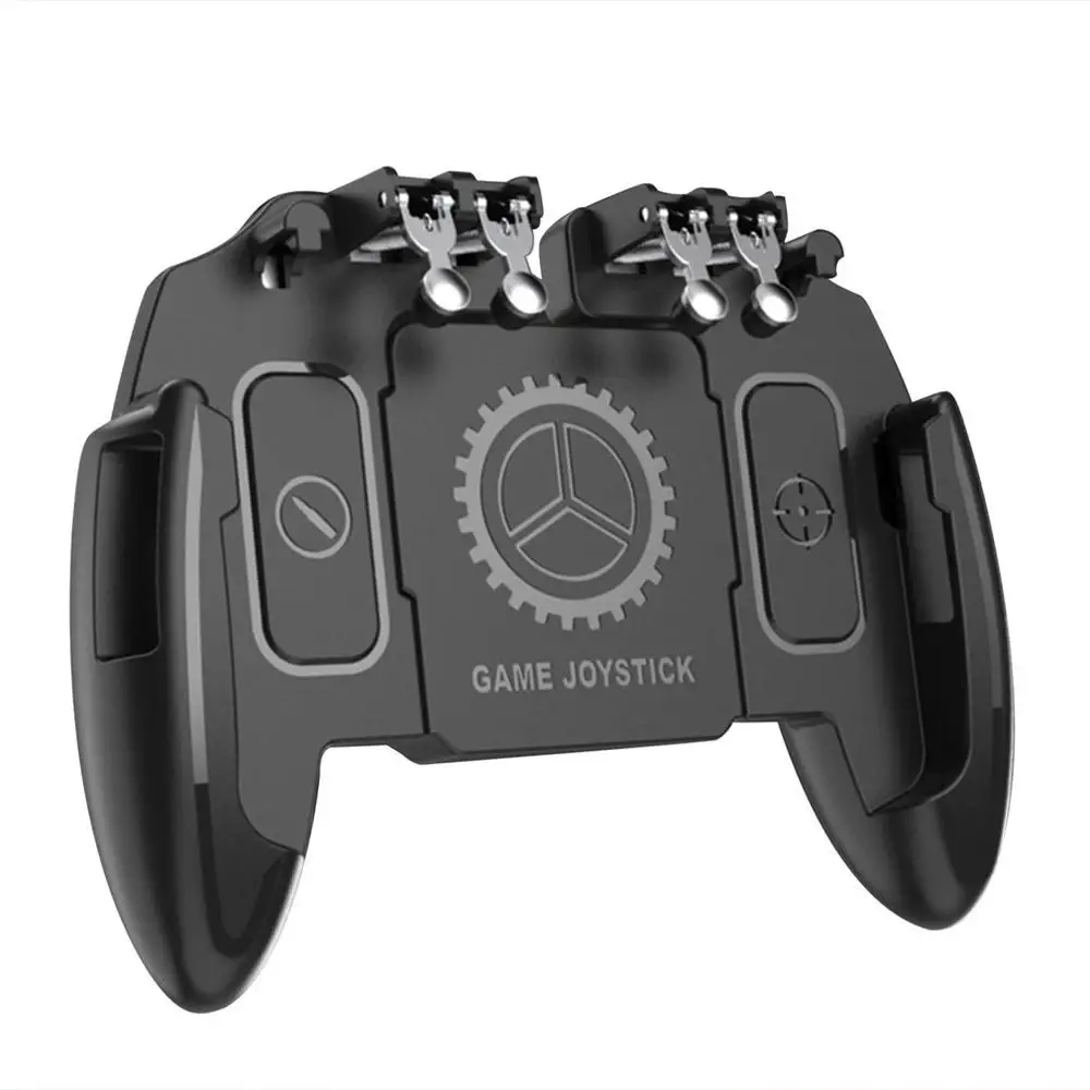 M10 Six Finger PUBG Mobile Game Controller Gamepad Trigger Aim Button L1 R1 Joystick