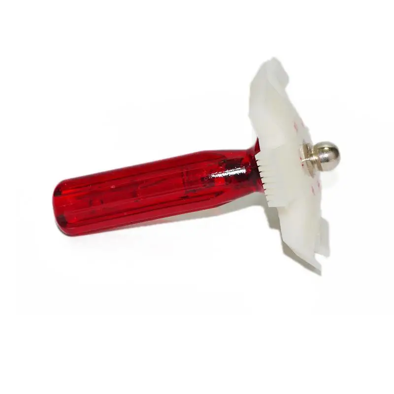 Автомобильный конденсаторный выпрямитель для волос с контурной ручкой, гребень для радиатора, инструменты для кондиционирования воздуха - Цвет: Белый