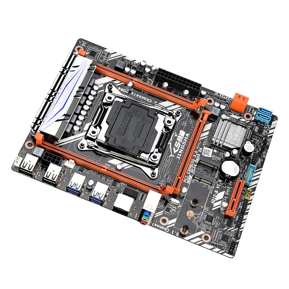 

X99 D4 motherboard supports 1 * PCIE 16X slot, 1 * PCIE 4X slot supports 1 * WIFI_M2 interface, 1 * NVME_M.2 PCIE