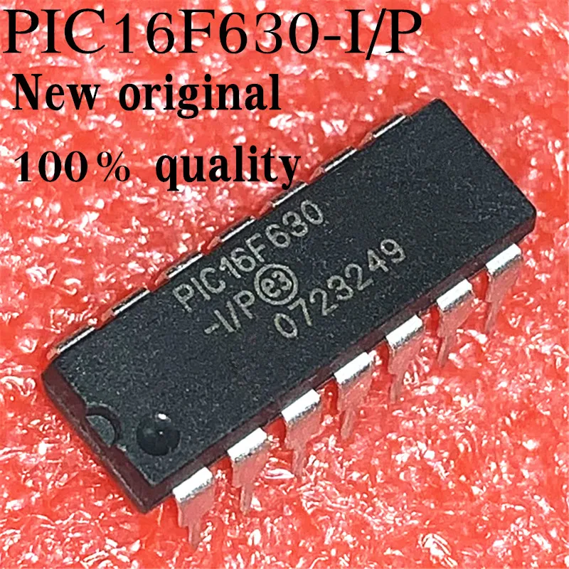 5 шт./лот PIC16F630-I/P DIP14 PIC16F630-I DIP PIC16F630 DIP-14 16F630 Новый и оригинальный IC | Электронные
