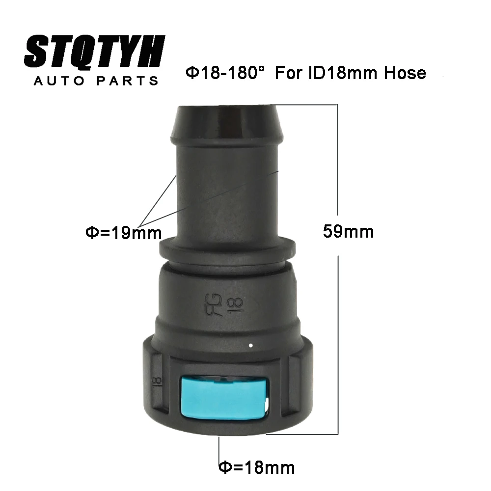 YIXISI 5 Pezzi 6/8/10/12/14 Mm Connettore Tubo Carburante, Adattatore Tubo, Connettore A T A 3 - Foto 9