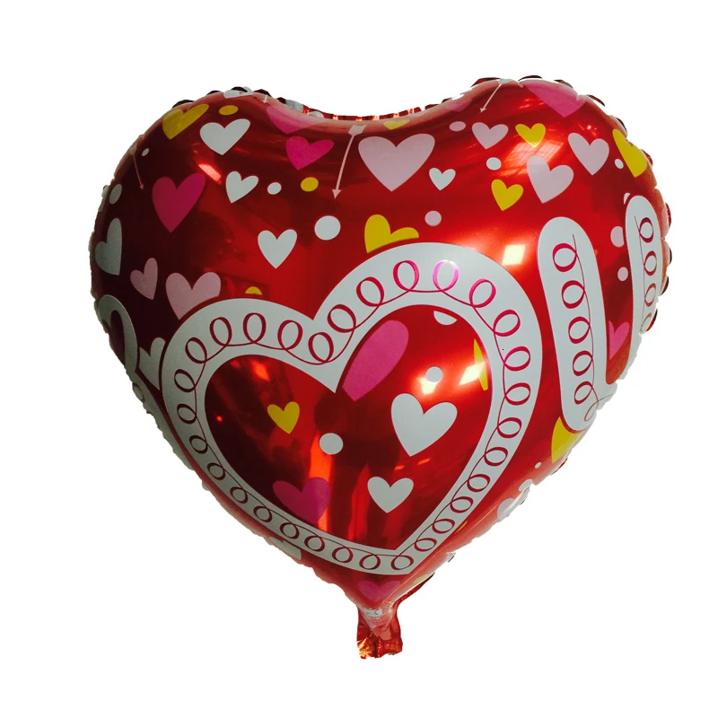1 шт., 18 дюймов, фольгированные шары I Love You, украшения для дня рождения, для взрослых, красное сердце, любовь, гелиевые шары, свадебные украшения, принадлежности