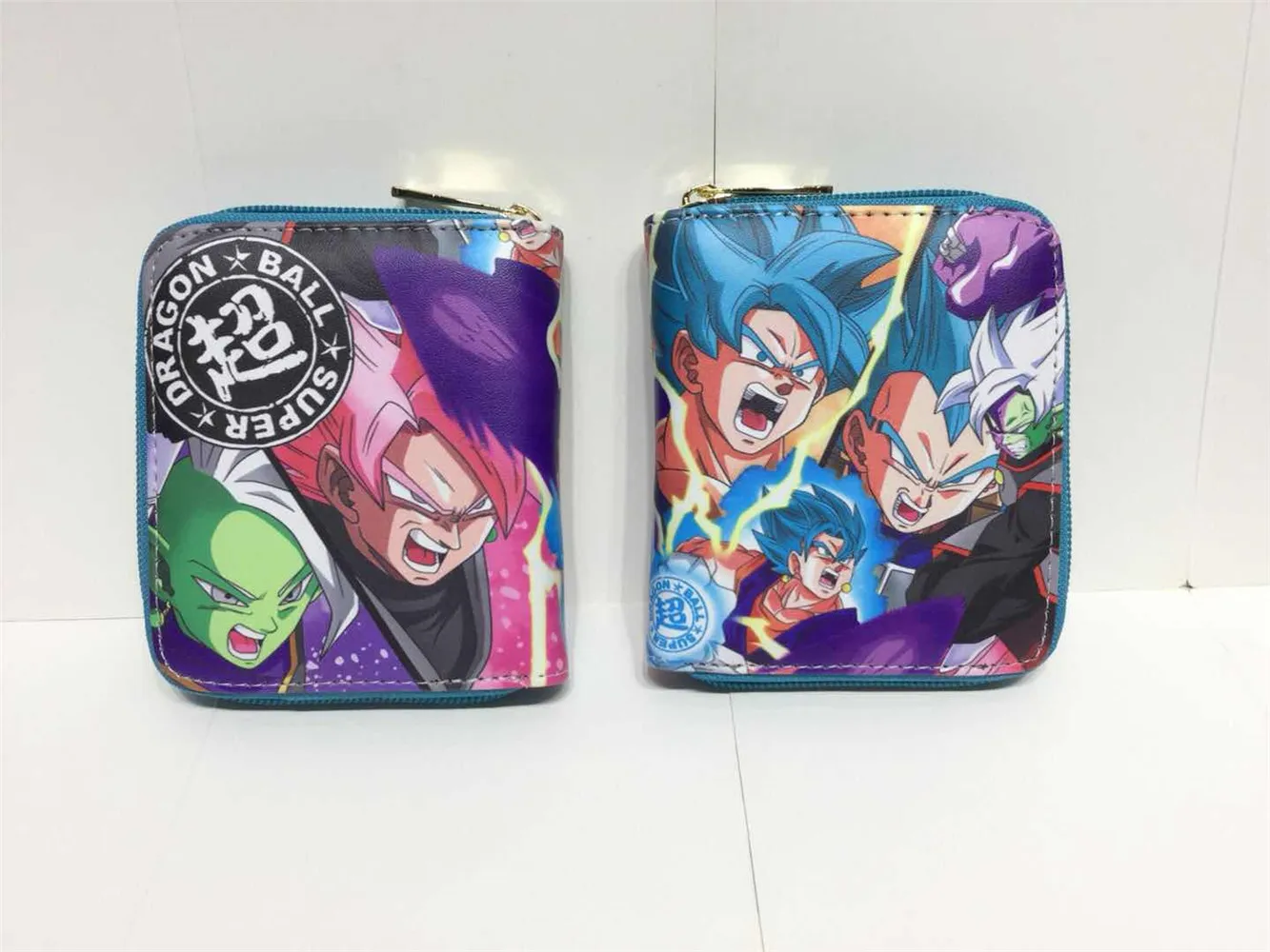 Аниме Dragon Ball Super DBZ мужской женский кошелек из искусственной кожи на молнии портмоне унисекс кошельки ID/кредитный держатель для карт - Цвет: 11