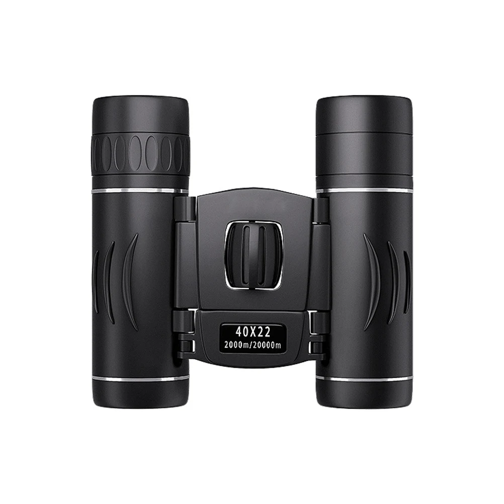 

40x22 Zoom Binoculars Compact Long Range 2000m Folding HD Mini Telescope BAK4 FMC Optics Hunting Sports Camping Travel