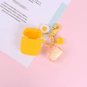 

For Xiaomi Mi True /Air Lite / AirDots Pro Case cute beer cup Key Ring Silicone Earphones case for Xiaomi Air Lite Cover fundas