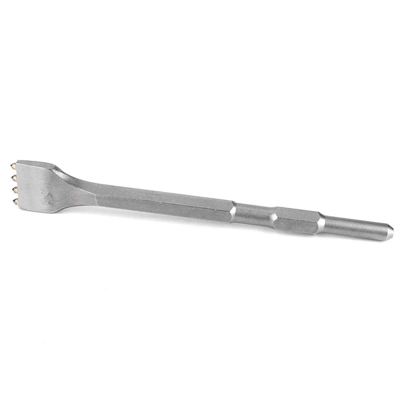 

4 Tooth Alloy Flat Chisel Square Slotting Tool Electric Hammer Head