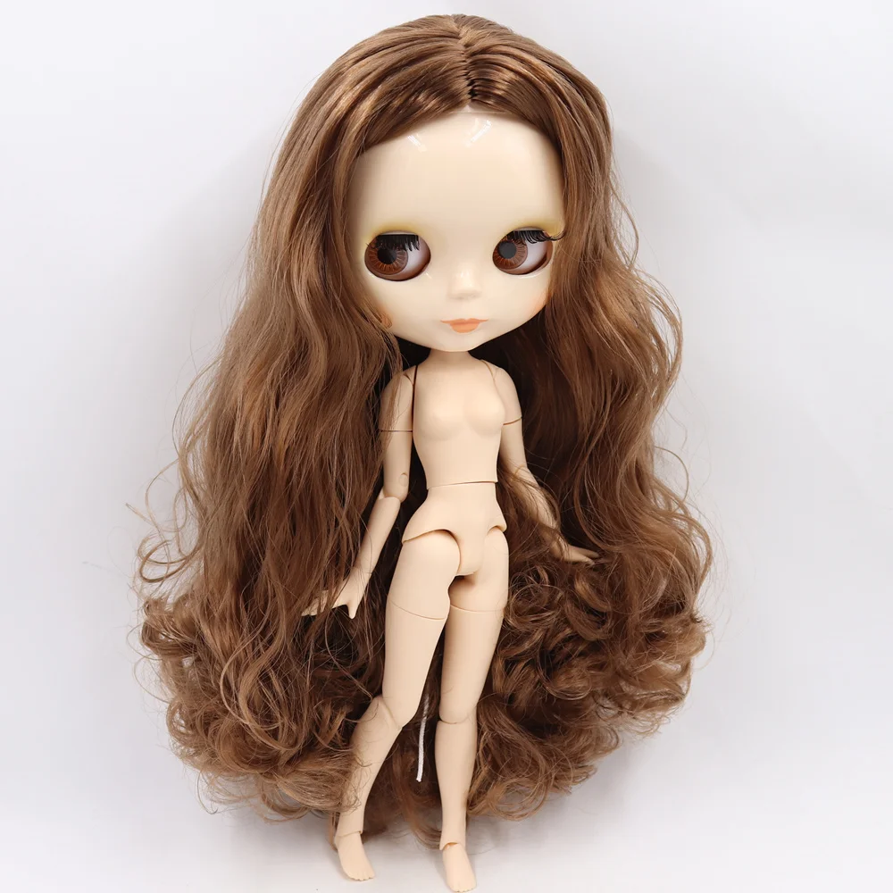 ICY Blyth Кукла № 2 глянцевое лицо белая кожа сустава тела 1/6 BJD Специальная цена 1/4 BJD, Pullip, Jerryberry, Licca игрушка подарок - Цвет: nude doll