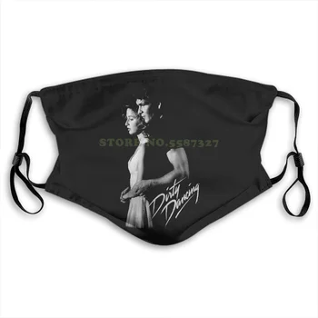 

Face Mask New Officially Licensed Dirty Dancing John & Baby ( Black ) Washable Half Face For Men Women Ladies Diy Masks