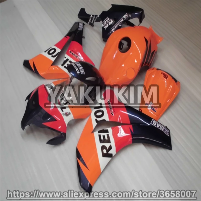 АБС-пластик инжекторный для Honda CBR1000RR 2008 2009 2010 2011 мотоциклетный чехол CBR 1000RR 2008 2009 2010 2011 по индивидуальному заказу