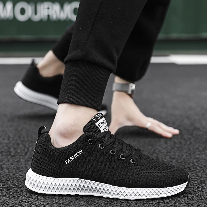 Zapatillas de deporte para hombre de moda 2019 Tenis otoño ligeras transpirables para Hombre Zapatos caminar zapatillas de deporte para adultos|Mocasines| - AliExpress
