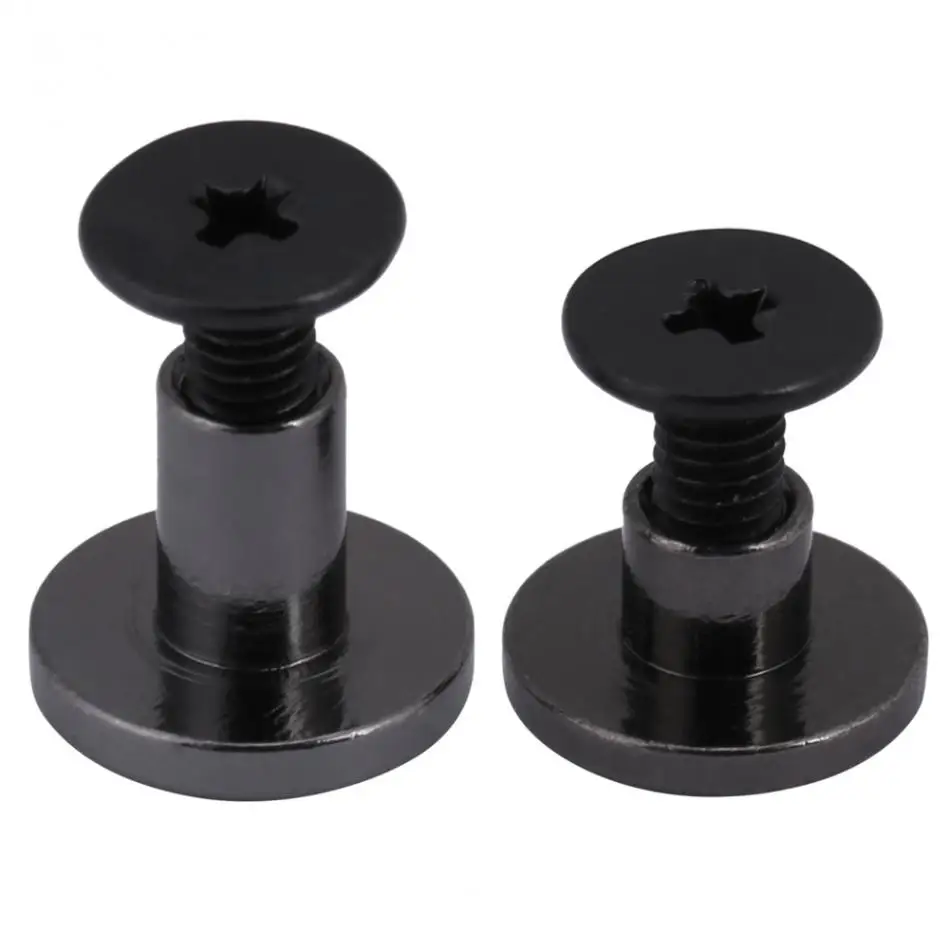 20sets/pack Brass Flat Head Belt Strap Rivets + Screw For Luggage