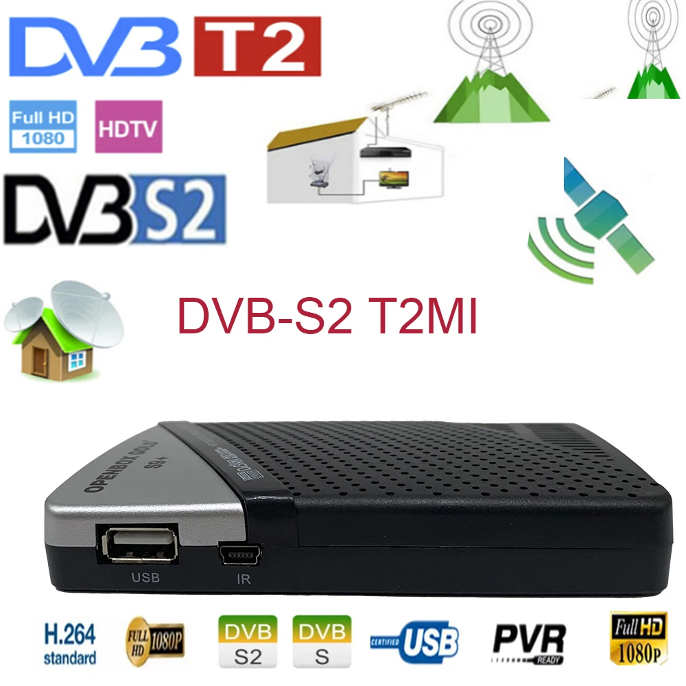 Dvb S2 T2MI ТВ приставка Openbox Glod S9 + с T2mi спутниковый приемник Поддержка HD Wifi Youtube Stb