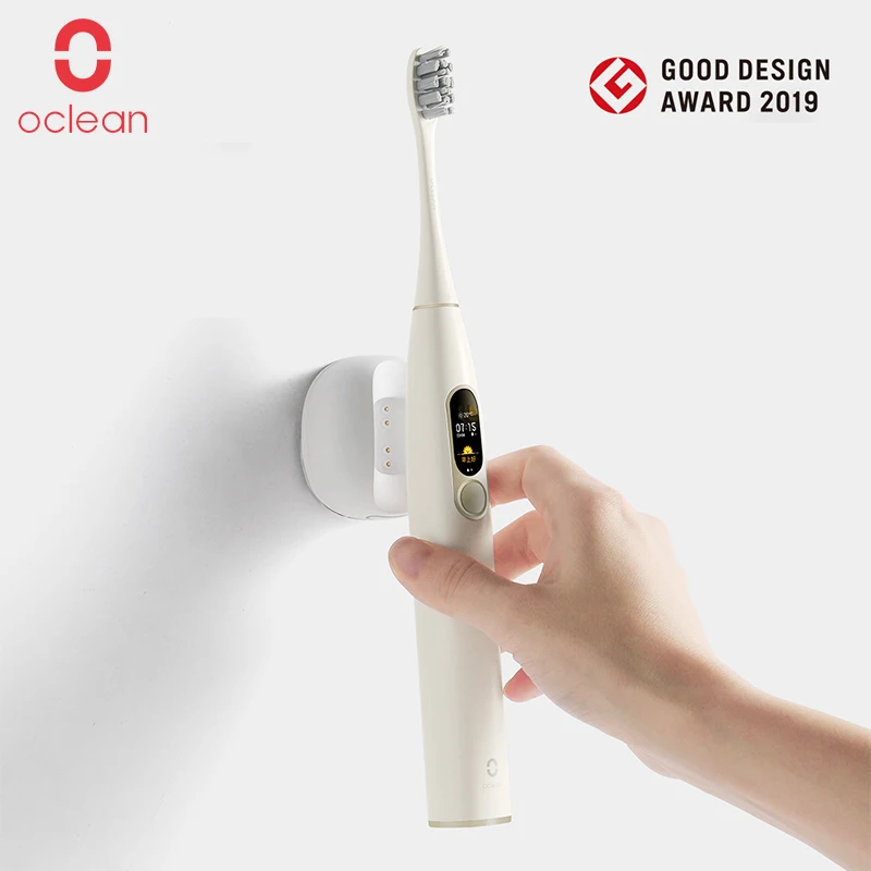 

Global Version Oclean X Sonic Electric Toothbrush Color LCD Touch Screen IPX7 4 Brush Modes Fast Charge 30 days Tooth Brush