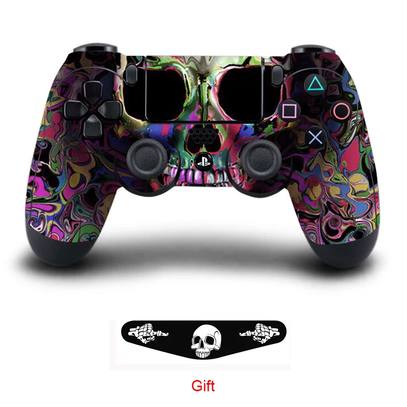 

Game Skin Vinyl Decal Sticker For Sony Playstation 4 Controller Protector Skin Cover For PS4 Controle Gamepad Accessory