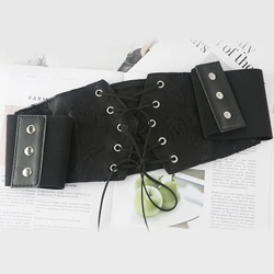 1PC Lace Waistband For Women Girls Simple All-match Cool Fashion Ruffled Waistband Ultra-wide Elastic Girdle Wholesale
