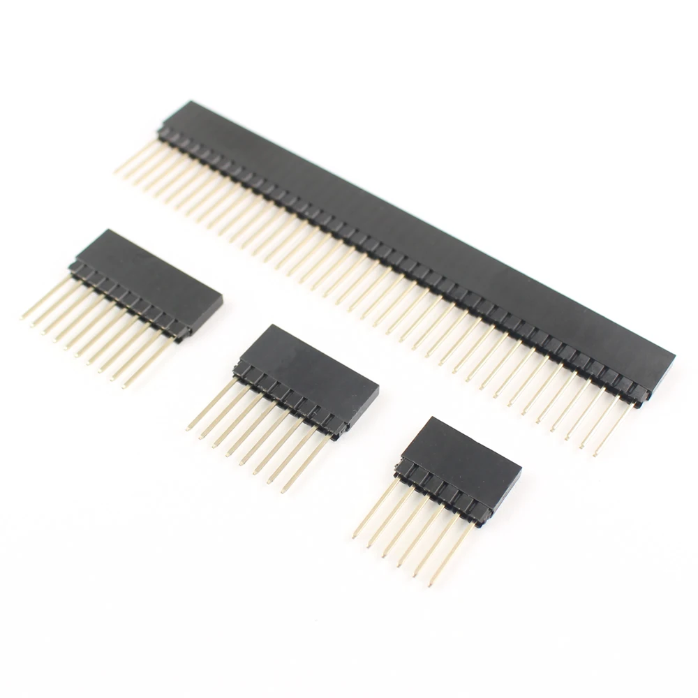 5pcs 2.54mm Pitch PC104 6P 8P 10P 40P 1*6 1*8 1*10 1*40 Pin Long Single ...