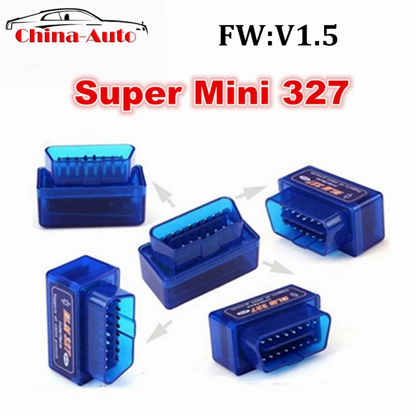 

2016 New Version V1.5 Super Mini Bluetooth ELM327 OBD2 DiagnosticTool obd obd2 Scanner Elm 327obd Scanner Works ON Android