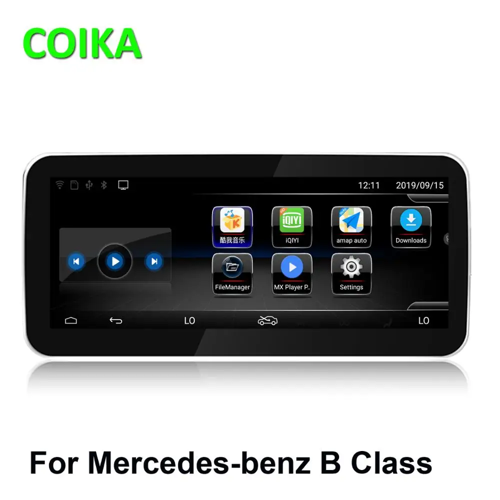 COIKA 10,2" Android 8,1 Система Автомобильный gps навигатор плеер Mercedes Benz B класс W246 Радио стерео 2+ 32 Гб ram wifi Carplay SWC ips