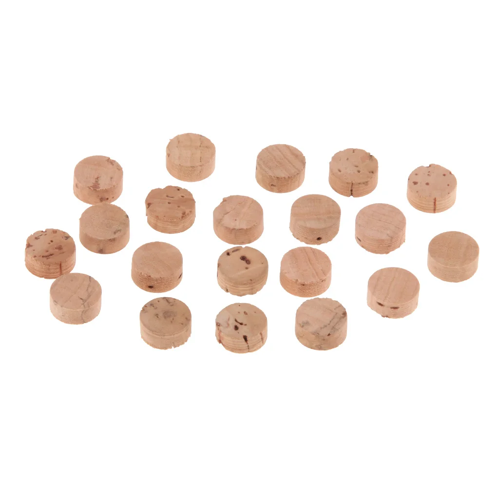 20 Pieces Trombone Water Key WaterKey Spit Valve Cork Pad for Many Brands