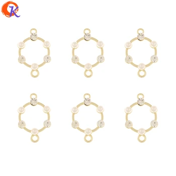 

Cordial Design 100Pcs 16*25MM Jewelry Accessories/Earrings Connectors/Imitation Pearl/DIY Making/Hand Made/Earring Findings